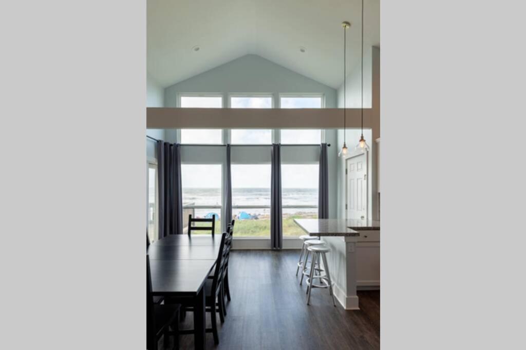 Beach Front On West Beach Galveston Exterior foto